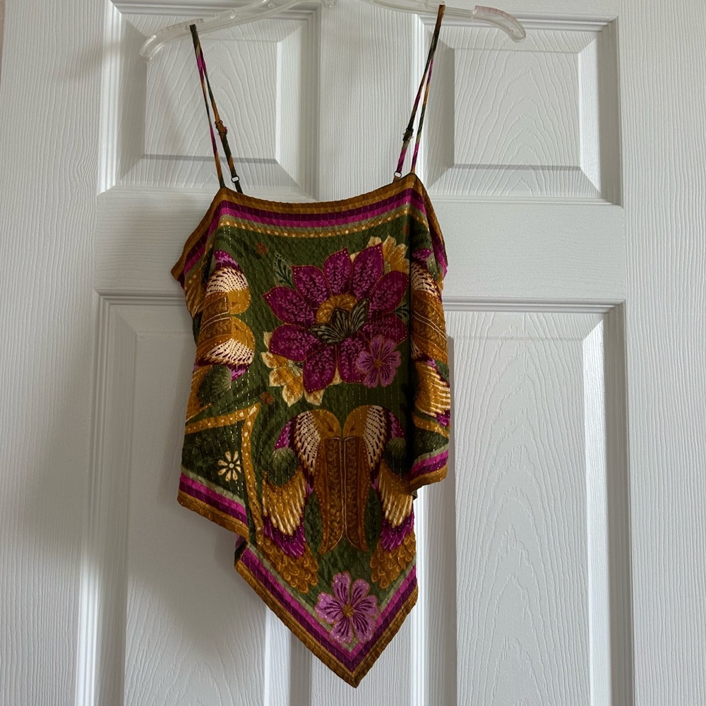 FARM Rio Triangle Floral Pattern Camisole